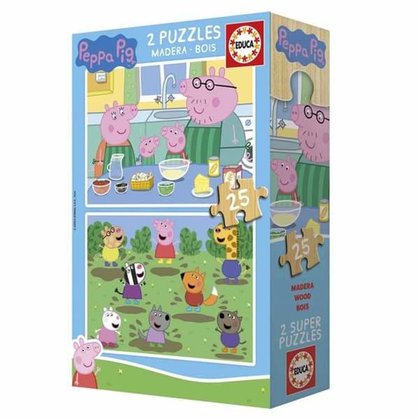 Børne Puslespil Peppa Pig 25 Dele
