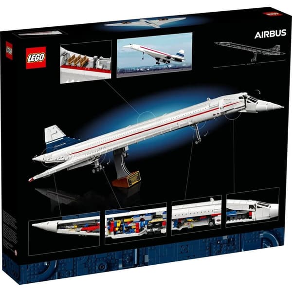 Konstruktionsspil Lego 10318 Concorde Hvid 2083 Dele