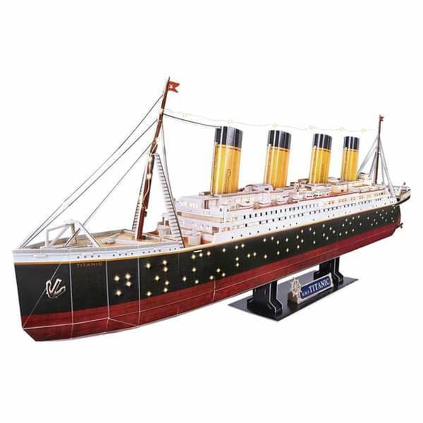 Børne Puslespil af Træ CubicFun Titanic 3D 266 Dele