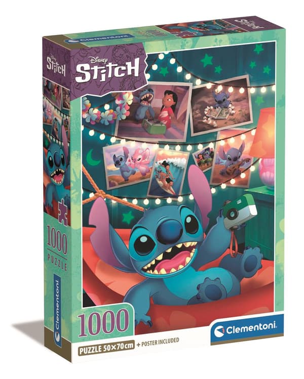 Pussel 1000 bitar High Quality Collection Disney Stitch, Clementoni