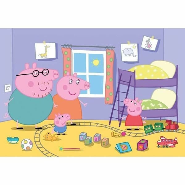 Børne Puslespil Clementoni SuperColor Peppa Pig 26438 68 x 48 cm 60 Dele