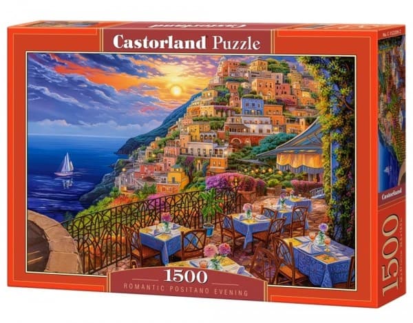 Smarton Puzzle 1500 brikker Romantisk kveld i Positano, Italia
