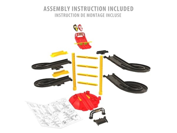 Brio BRIO racetrack tower with two racing cars, toy vehicle