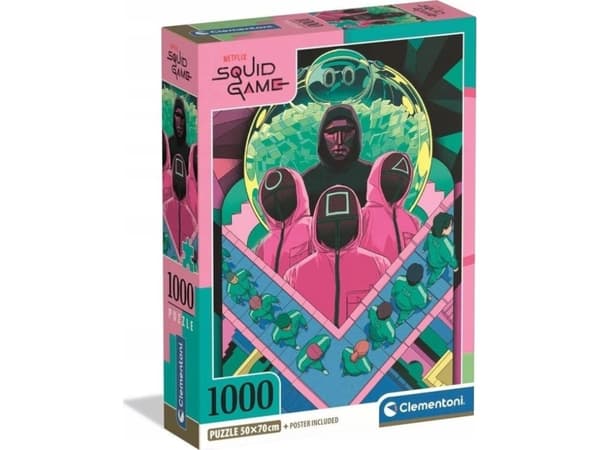 Clementoni Pussel Compact Squid Game Säsong 2 1000 bitar (39901)