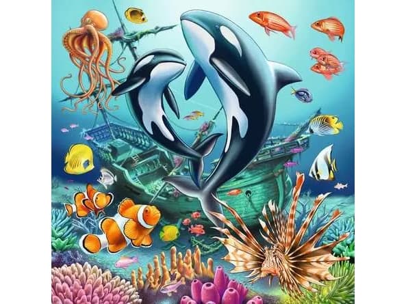 Ravensburger 12000859, 49 stykker, Fauna, 5 år