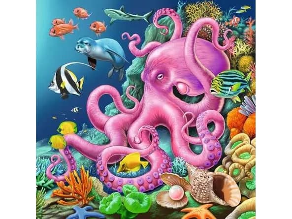 Ravensburger 12000859, 49 stykker, Fauna, 5 år