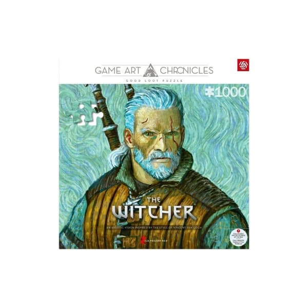 Puslespil Cenega Publishing The Witcher Geralt y Vincent van Gogh 1000 Dele