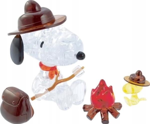 Multigra Crystal Puzzle - Snoopy Camping