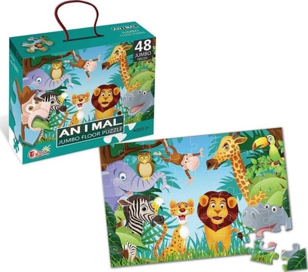 Puzzle 48 Jumbo dżungla