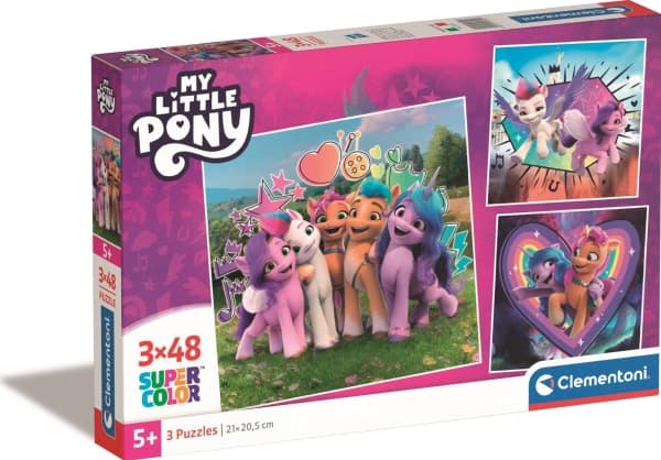 Clementoni Clementoni Puzzle 3x48el SuperColor My Little Pony 25322
