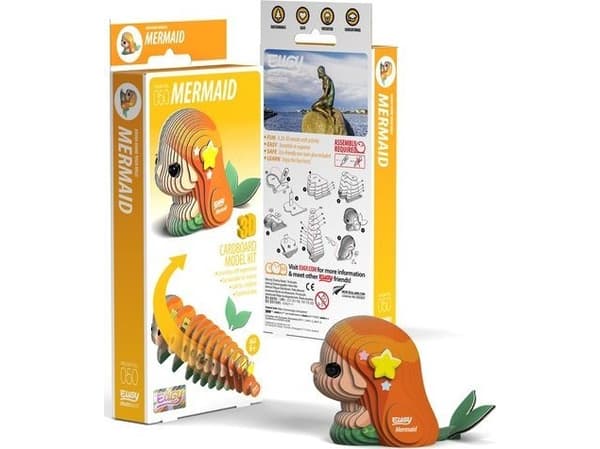 Fat Brain Leker Mermaid Eugy. Øko 3D-puslespill