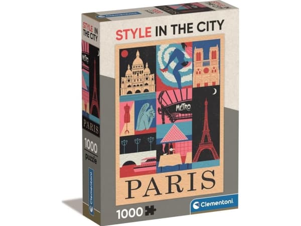 Pussel HQC Style in the City - Paris, 1000 bitar