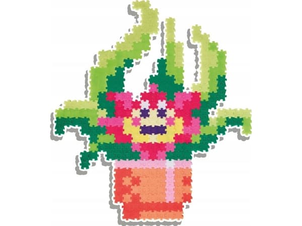 Qelements Puzzle 750 Pixelki Jixelz U¶miechnięte kaktusy