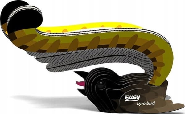 Fat Brain Toys Eugy Lyrebird Bird. Øko 3D-puslespill