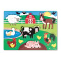 Pikkukuva 1 / 4: Melissa & Doug Puinen palapeli maatilan eläimet