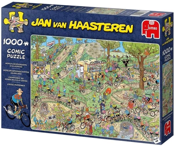 Jan van Haasteren WC Cycle Cross, puslespill med 1000 brikker (JUM9174)