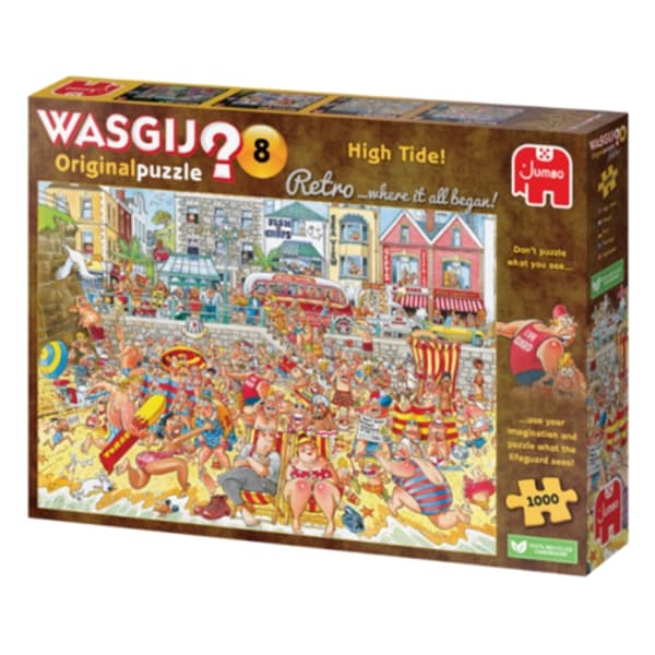 Wasgij Retro Orginal #8, High Tide! 1000 brikker (JUM01850)