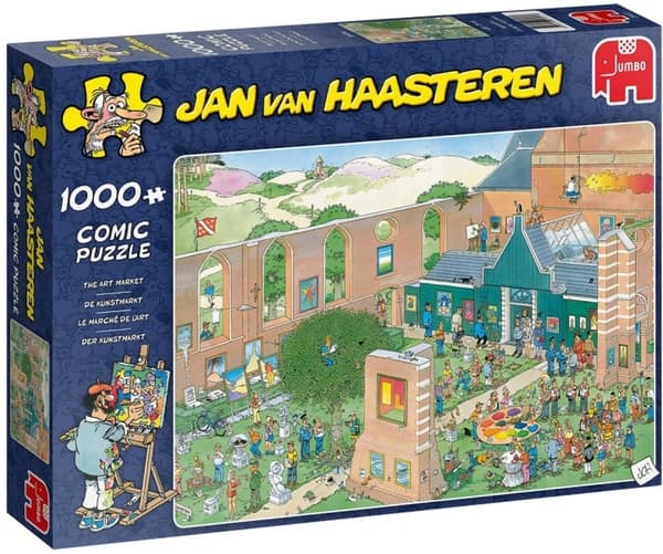 Jan van Haasteren Kunstmarkedet, puslespil med 1000 brikker (JUM0022)