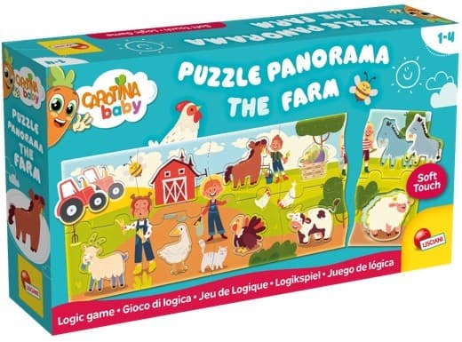 Lisciani Puzzle Carotina Baby Puzzle panorama - Farm