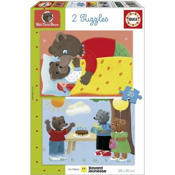 Puslespill Educa Little Brown Bear