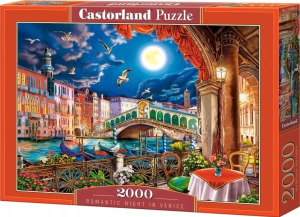 Castorland Pussel Romantisk natt i Venedig 2000 element