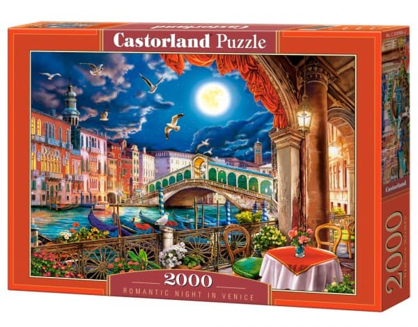Castorland Pussel Romantisk natt i Venedig 2000 element