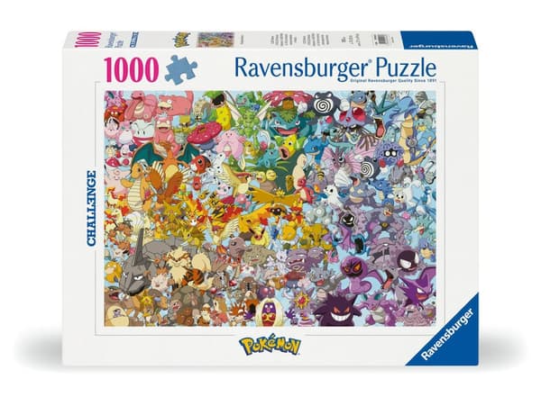 Pokemon Challenge Puslespil 1000 brikker