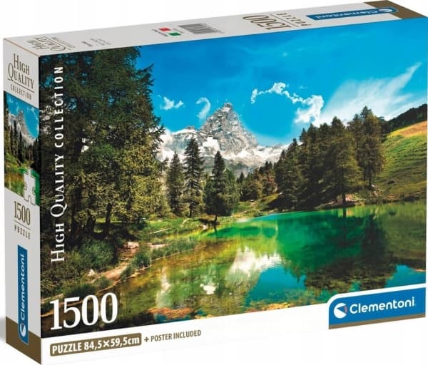 Clementoni High Quality Collection Blue Lake, 1500 stykker, Landskap, 18 år