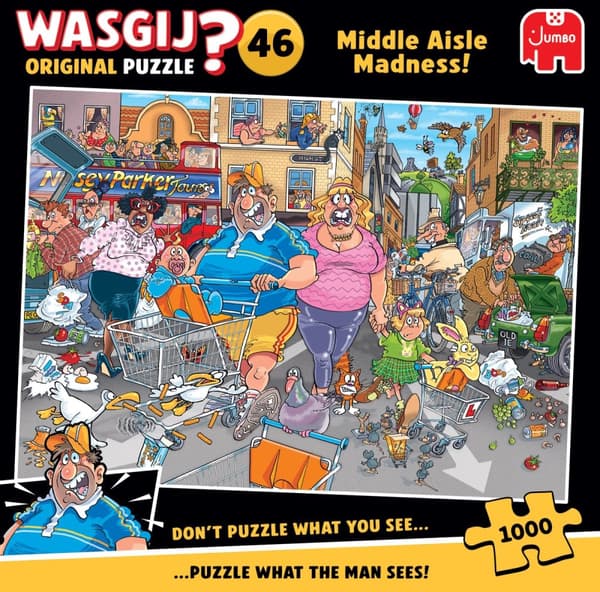Wasgij Alkuperäinen 46 - Keskikäytävän hulluus! (1000 kpl) (1110100505)