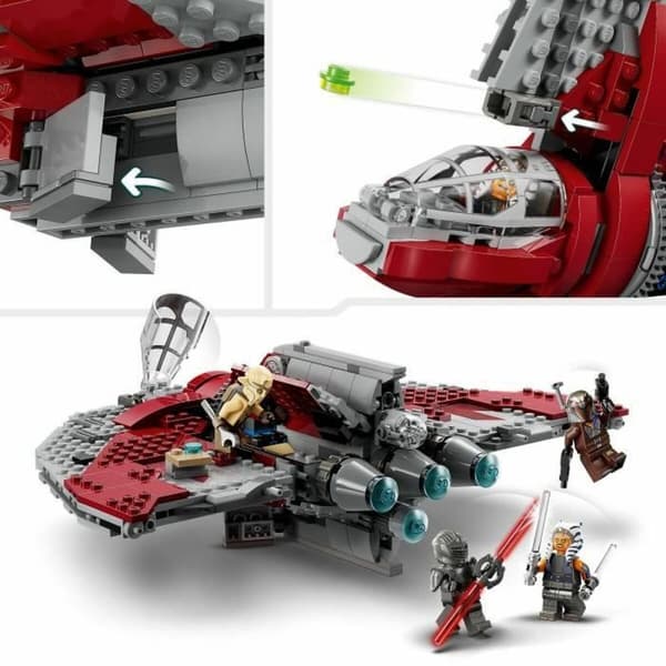 Byggsats Lego Star Wars 75362 Ahsoka Tano's T6 Jedi Shuttle Multicolour 599 Delar
