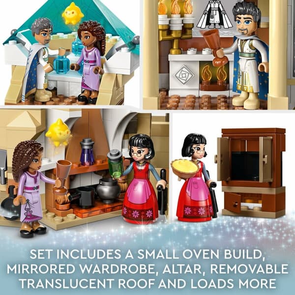 Byggsats Lego Disney Wish 43224 King Magnifico's Castle 613 Delar