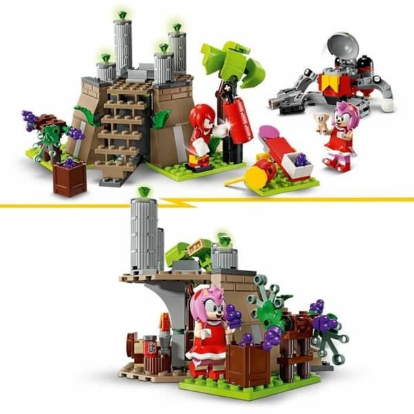 Byggsats Lego Knuckles and the Master Emerald Sanctuary Gamer Set Multicolour
