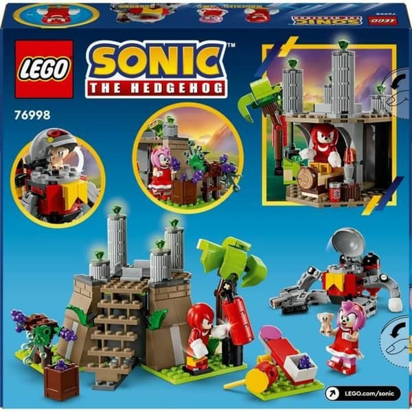 Konstruktionsspil Lego Knuckles and the Master Emerald Sanctuary Gamer Set Multifarvet