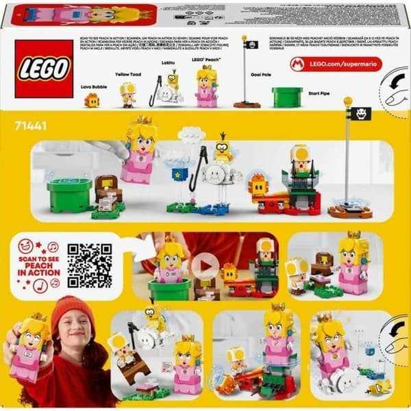 Rakennussetti Lego 71441 LEGO Peach's Adventures Interactive Princess Toy Monivärinen