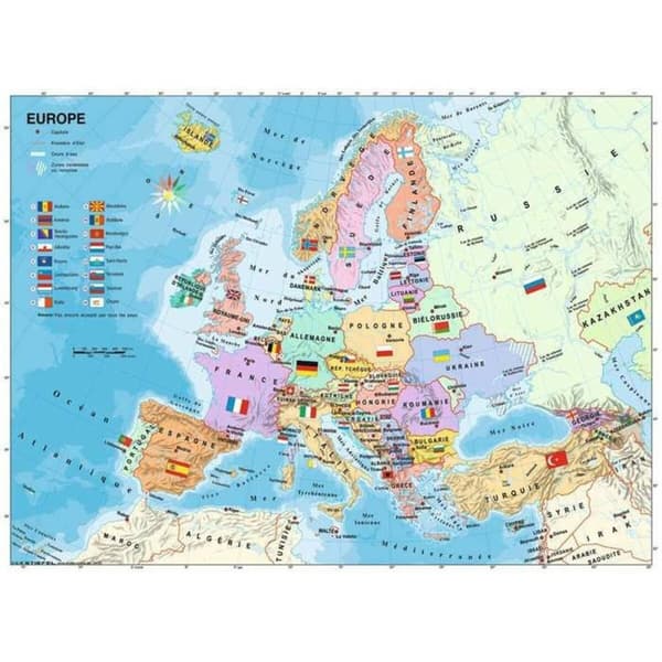 Pussel Ravensburger Carte d'Europe