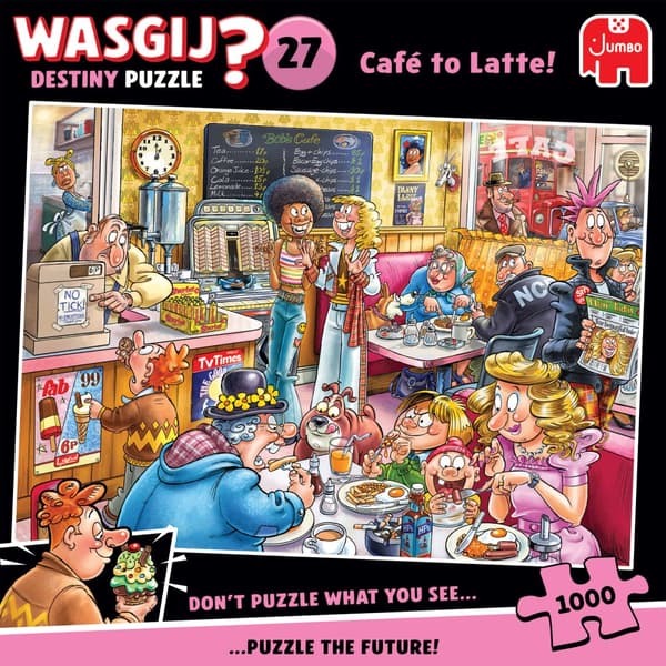 Wasgij Destiny 27 Café to Latte! Pussel 1000 bitar