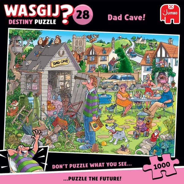 Wasgij Destiny Puzzle 28: Dad Cave! 1000 bitar