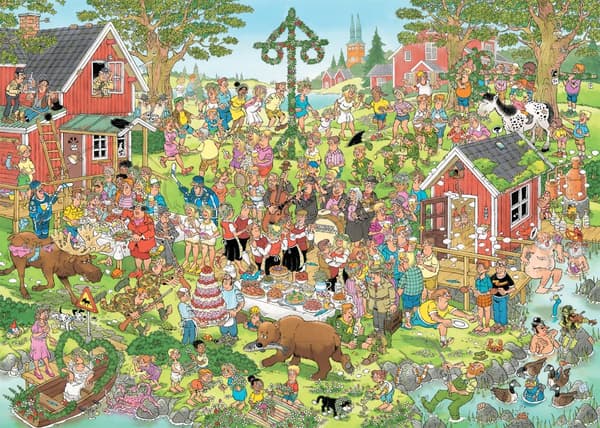 Jan Van Haasteren Midsummerfestival Pussel 1000 bitar