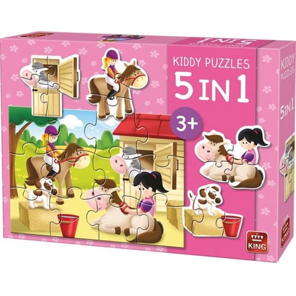 King Kiddy Collection 5-i-1 puslespil