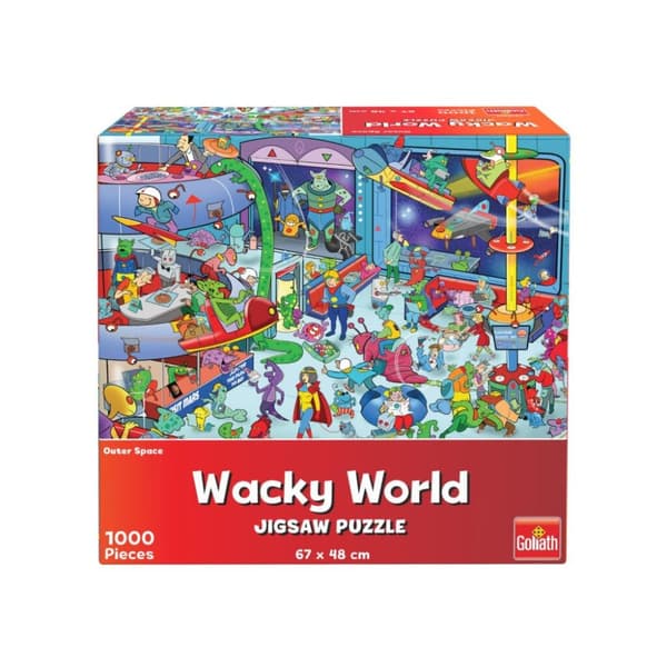 Goliath Wacky World Puzzle Outerspace 1000 brikker