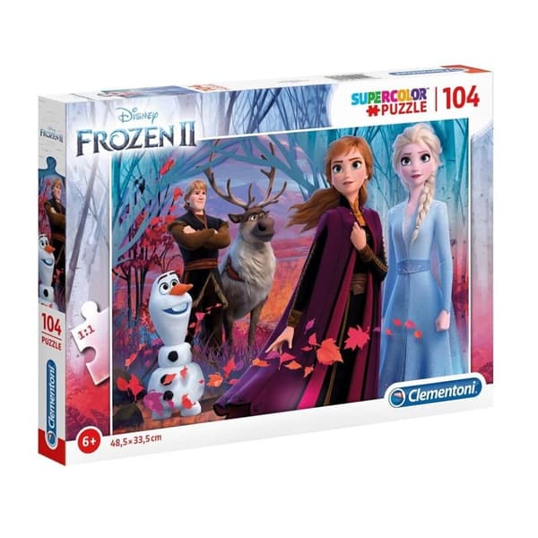 Clementoni Disney Frozen 2 Supercolor Pussel 104 bitar