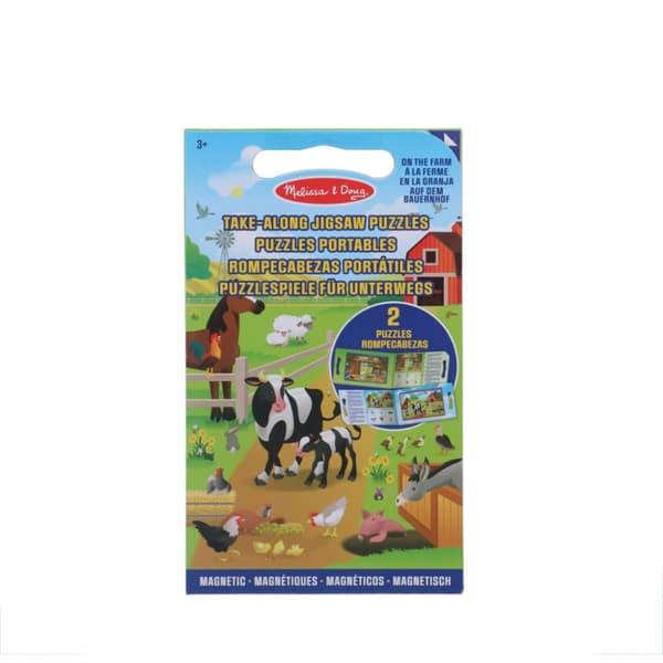 Melissa & Dougin magneettinen palapelisafari 2x 15 kpl