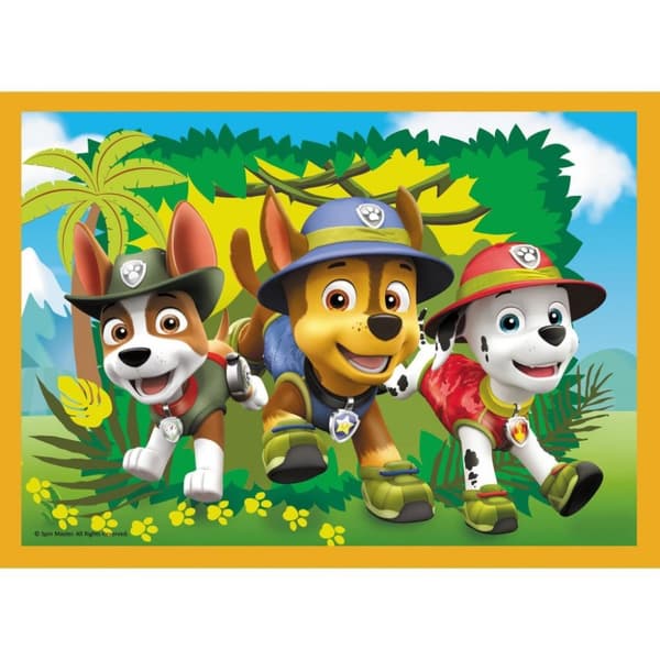 Trefl Paw Patrol 4i1 puslespil 35-70 brikker