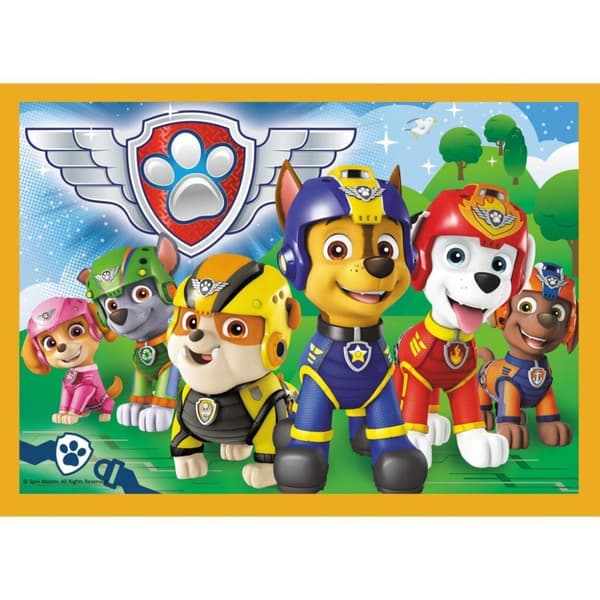 Trefl Paw Patrol 4i1 puslespil 35-70 brikker
