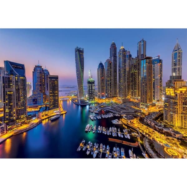 Clementoni High Quality Collection -palapeli + juliste Dubai 1000 kappaletta
