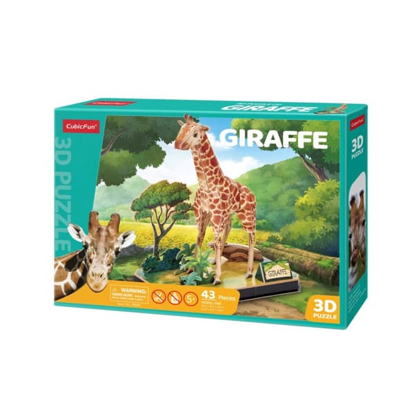 Cubic Fun 3D Pussel Giraffe 43 bitar