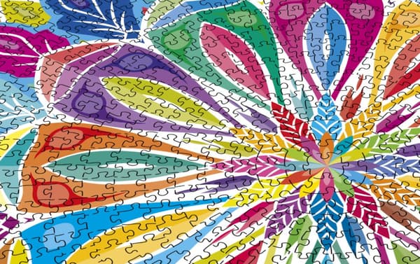 Grafix Mandala Runt Pussel 1000 bitar