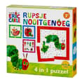 Miniatyrbillede 1 af 2: Bambolino Toys The Very Hungry Caterpillar 4-i-1 puslespil 4-16 brikker