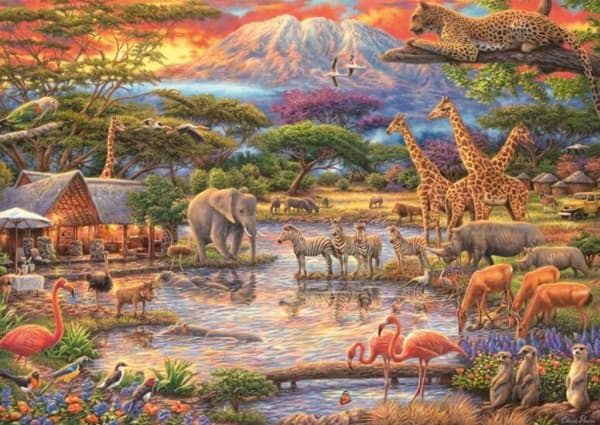 Schmidt Spiele Puzzle PQ 500 Raj pod Kilimandżaro G3