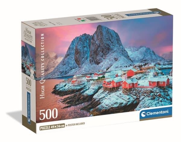 Clementoni 500 st CB HQC Hamnoy Village, 14 År